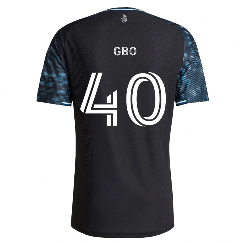 Danxen Enfant Maillot Cedrik Gbo #40 Noir Blanc Tenues Domicile 2026/27 T-Shirt