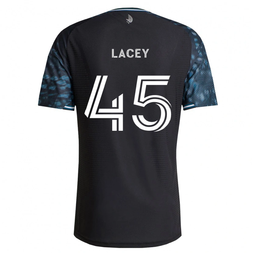 Danxen Enfant Maillot Kameron Lacey #45 Noir Blanc Tenues Domicile 2026/27 T-Shirt