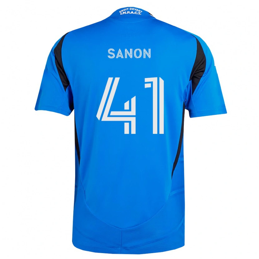 Danxen Enfant Maillot Jérémy Sanon #41 Bleu Blanc Noir Tenues Domicile 2026/27 T-Shirt