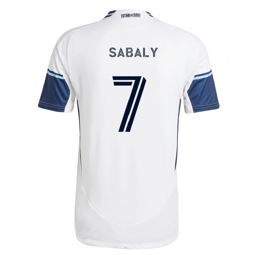 Danxen Enfant Maillot Cheikh Sabaly #7 Blanc Bleu Royal Tenues Domicile 2026/27 T-Shirt