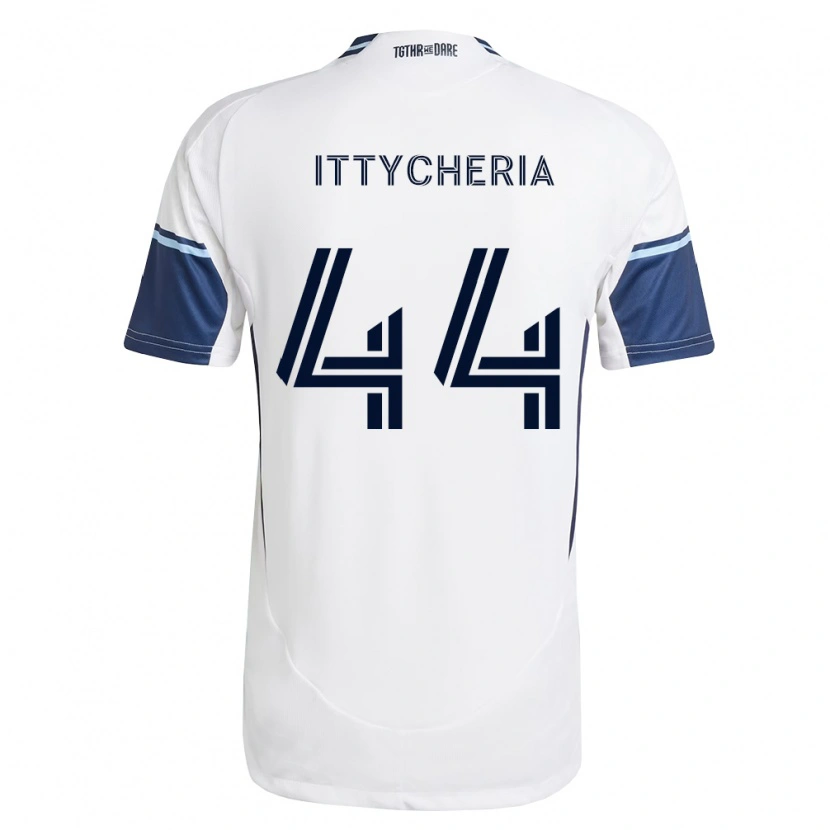 Danxen Enfant Maillot Daniel Ittycheria #44 Blanc Bleu Royal Tenues Domicile 2026/27 T-Shirt