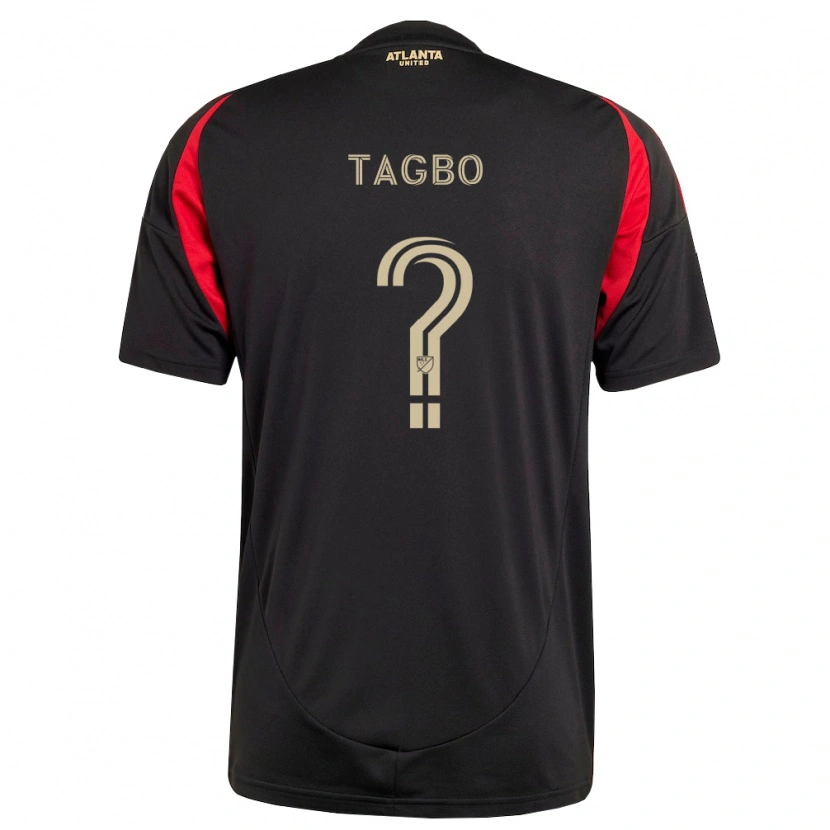 Danxen Enfant Maillot Daniel Tagbo #0 Noir Rouge Tenues Domicile 2026/27 T-Shirt