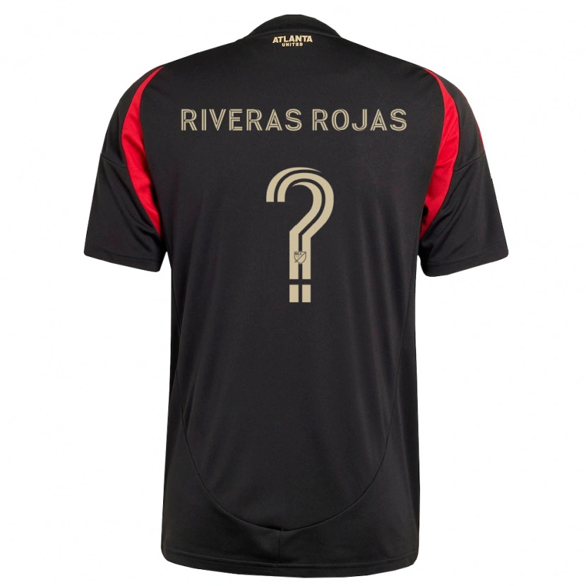 Danxen Enfant Maillot Gonzalo Riveras Rojas #0 Noir Rouge Tenues Domicile 2026/27 T-Shirt