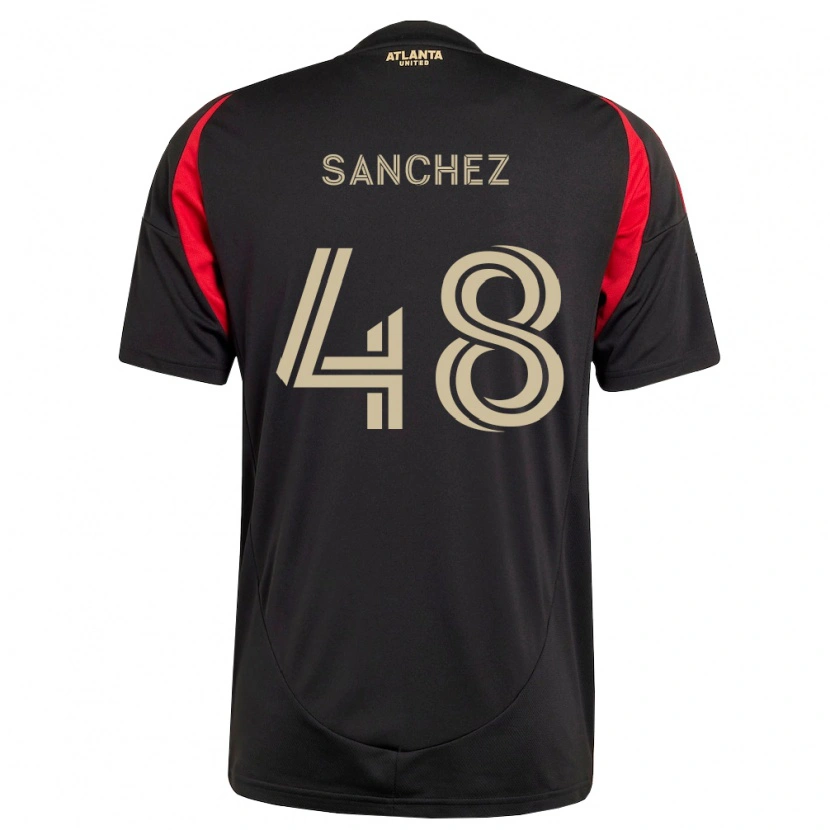 Danxen Enfant Maillot Cooper Sanchez #48 Noir Rouge Tenues Domicile 2026/27 T-Shirt