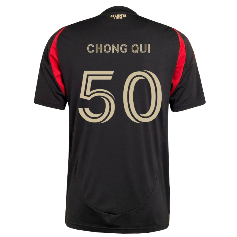 Danxen Enfant Maillot Dominik Chong Qui #50 Noir Rouge Tenues Domicile 2026/27 T-Shirt