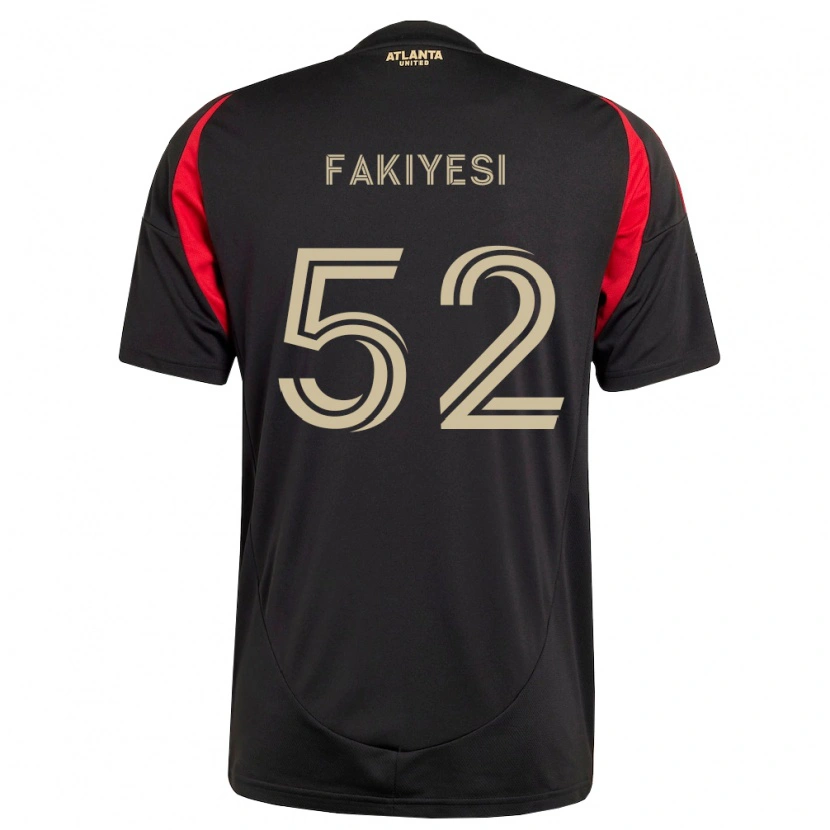 Danxen Enfant Maillot Seyi Fakiyesi #52 Noir Rouge Tenues Domicile 2026/27 T-Shirt