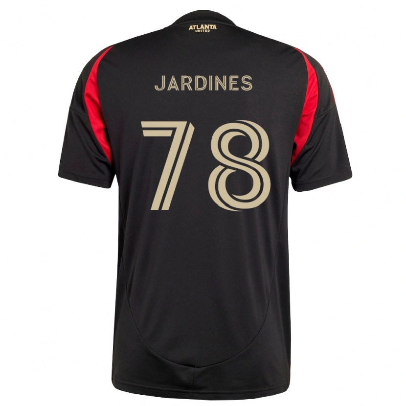 Danxen Enfant Maillot Andrew Jardines #78 Noir Rouge Tenues Domicile 2026/27 T-Shirt