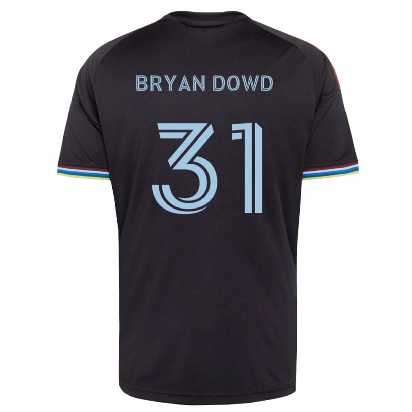 Danxen Enfant Maillot Bryan Dowd #31 Noir Bleu Ciel Tenues Domicile 2026/27 T-Shirt