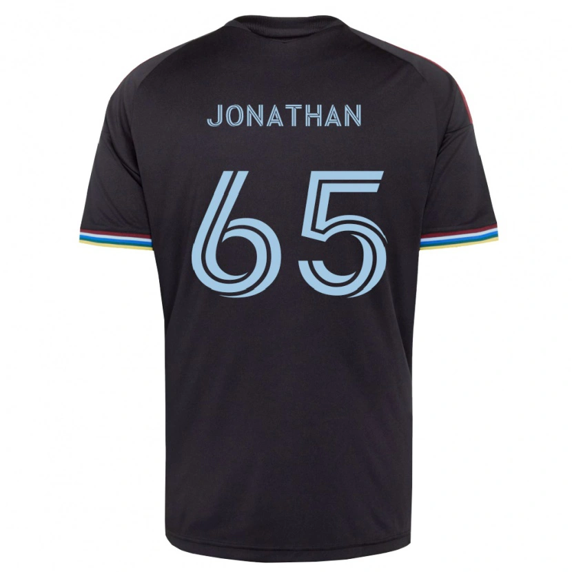 Danxen Enfant Maillot Jonathan De La Fuente #65 Noir Bleu Ciel Tenues Domicile 2026/27 T-Shirt