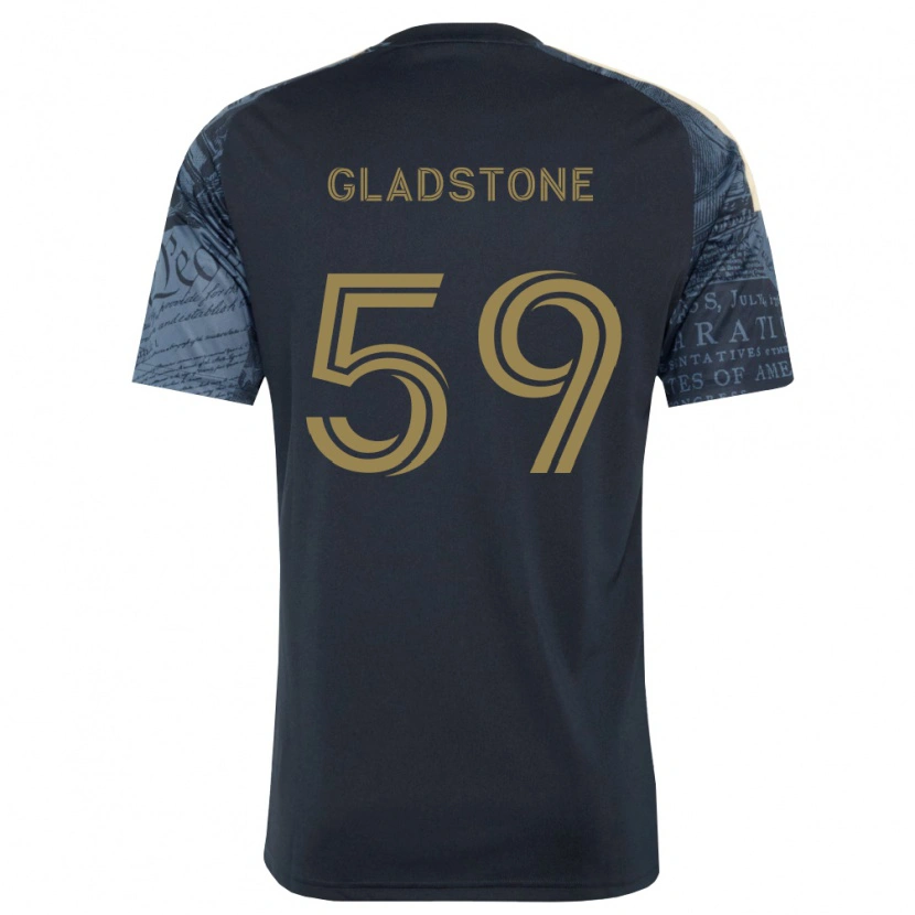 Danxen Enfant Maillot Tyler Gladstone #59 Bleu Marine Marron Tenues Domicile 2026/27 T-Shirt