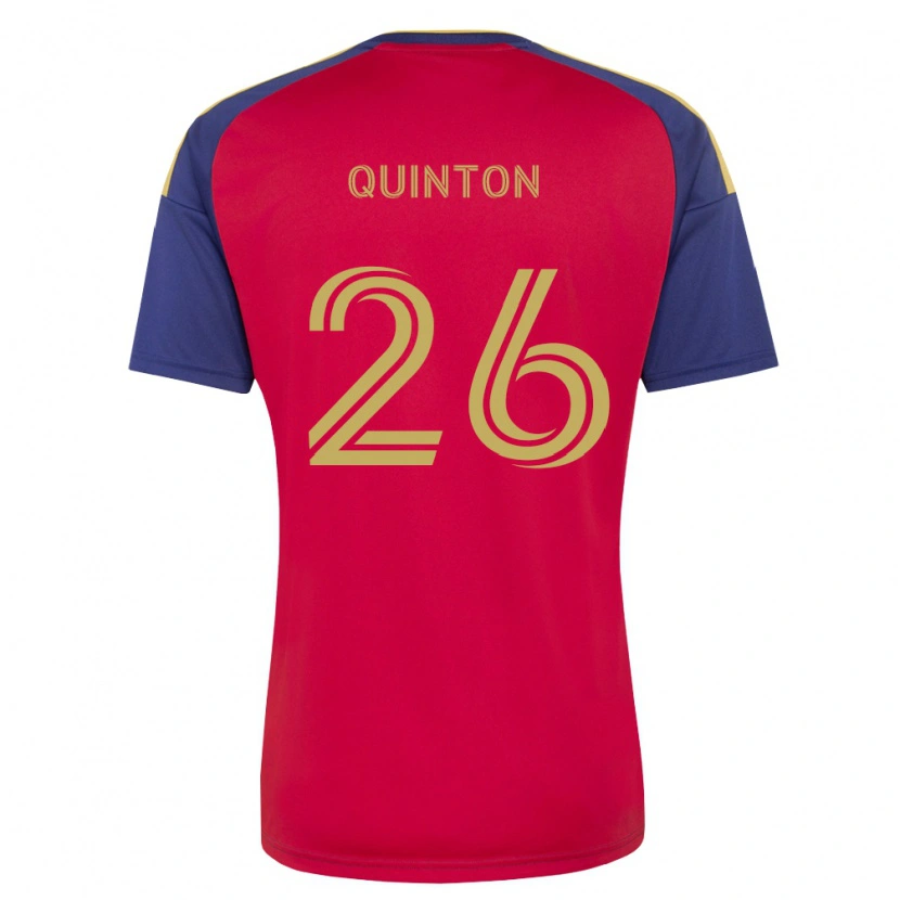 Danxen Enfant Maillot Philip Quinton #26 Bleu Royal Marron Rouge Tenues Domicile 2026/27 T-Shirt