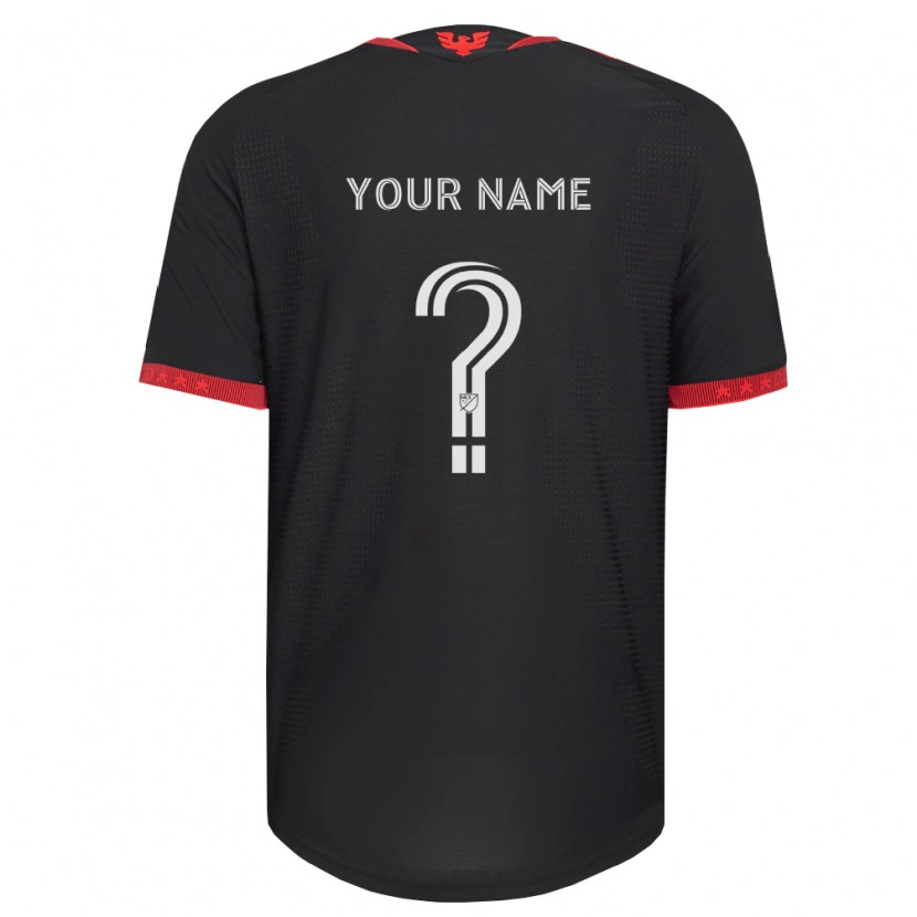 Danxen Enfant Maillot Votre Nom #0 Noir Blanc Rouge Tenues Domicile 2026/27 T-Shirt