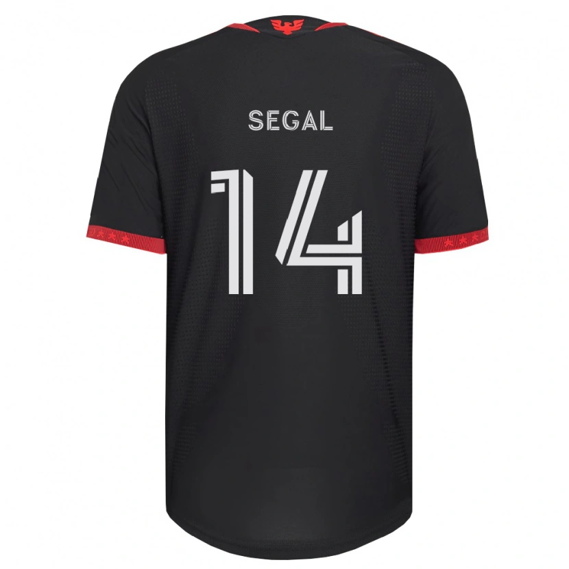Danxen Enfant Maillot Gabriel Segal #14 Noir Blanc Rouge Tenues Domicile 2026/27 T-Shirt
