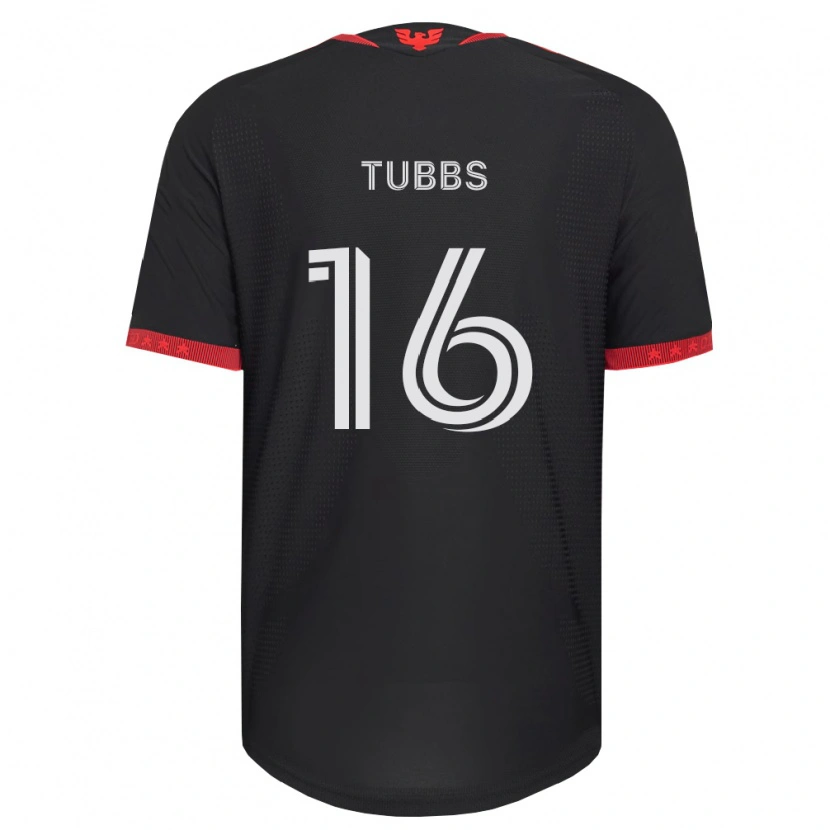 Danxen Enfant Maillot Garrison Tubbs #16 Noir Blanc Rouge Tenues Domicile 2026/27 T-Shirt
