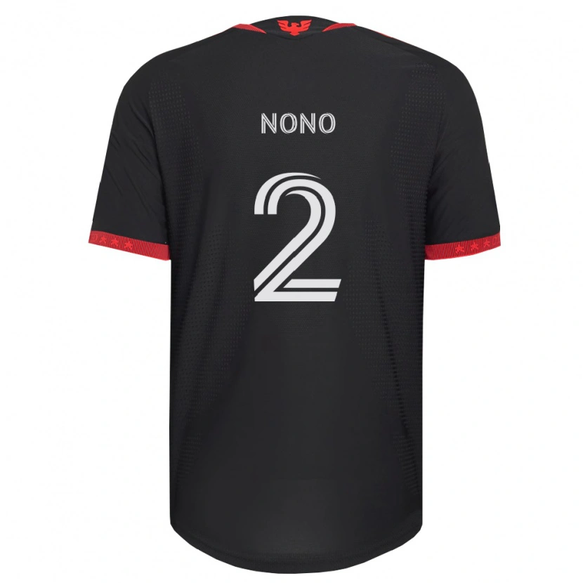 Danxen Enfant Maillot Kimito Nono #2 Noir Blanc Rouge Tenues Domicile 2026/27 T-Shirt