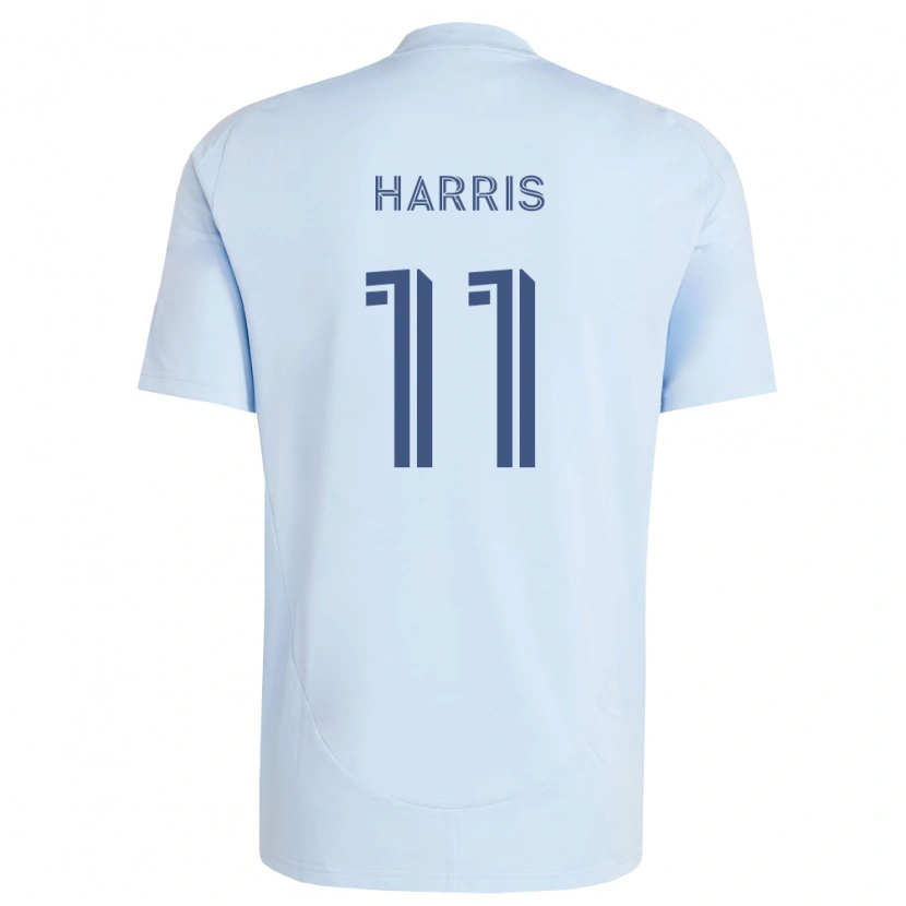 Danxen Enfant Maillot Calvin Harris #11 Bleu Clair Gris Clair Tenues Domicile 2026/27 T-Shirt