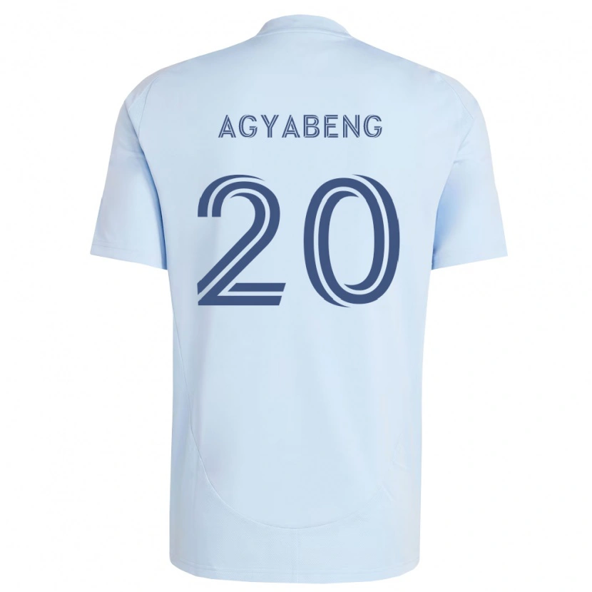 Danxen Enfant Maillot Kwaku Agyabeng #20 Bleu Clair Gris Clair Tenues Domicile 2026/27 T-Shirt