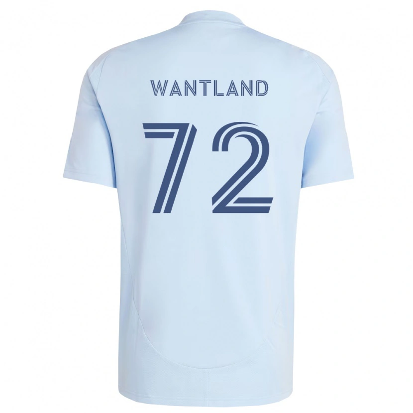 Danxen Enfant Maillot Zane Wantland #72 Bleu Clair Gris Clair Tenues Domicile 2026/27 T-Shirt