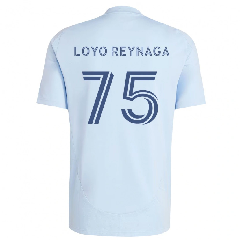 Danxen Enfant Maillot Zamir Loyo Reynaga #75 Bleu Clair Gris Clair Tenues Domicile 2026/27 T-Shirt
