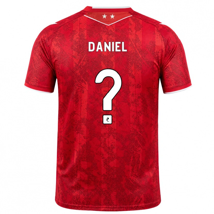 Danxen Enfant Maillot Holly Daniel #0 Rouge Blanc Tenues Domicile 2026/27 T-Shirt