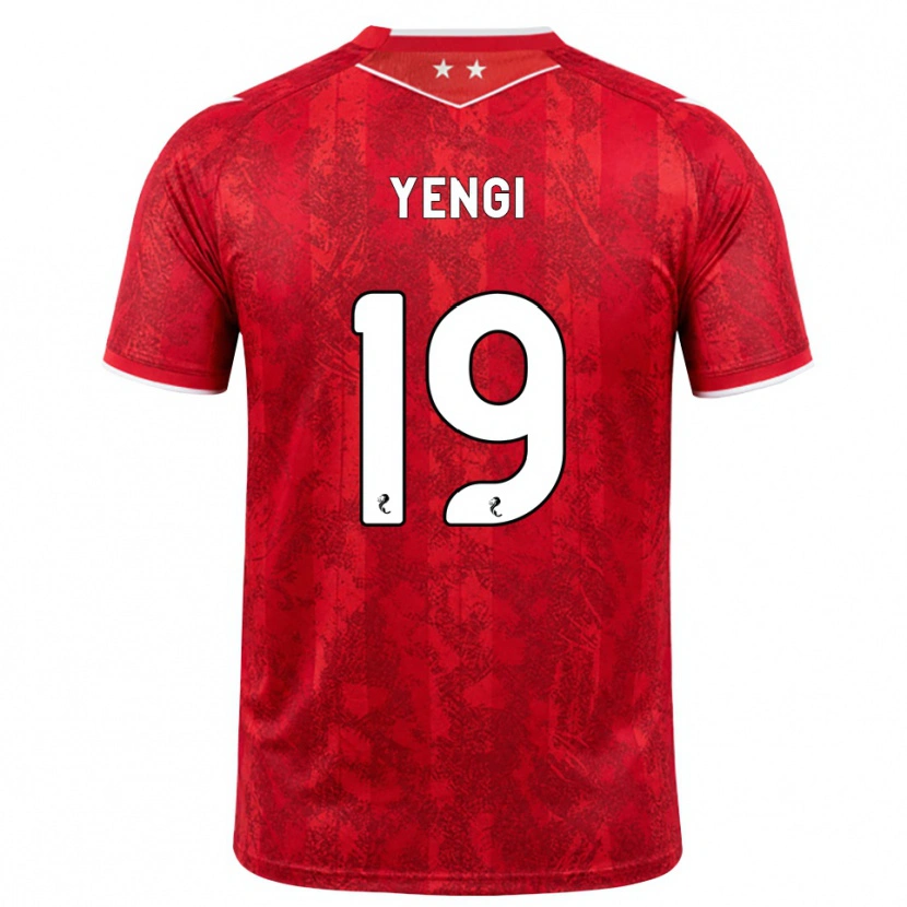 Danxen Enfant Maillot Kusini Yengi #19 Rouge Blanc Tenues Domicile 2026/27 T-Shirt