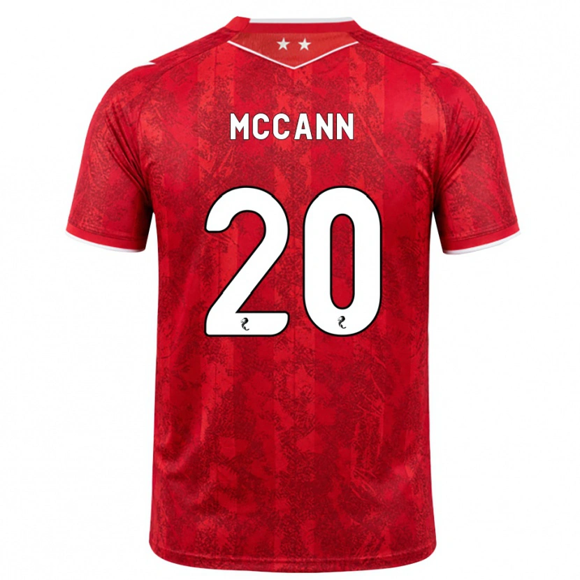 Danxen Enfant Maillot Annalisa Mccann #20 Rouge Blanc Tenues Domicile 2026/27 T-Shirt