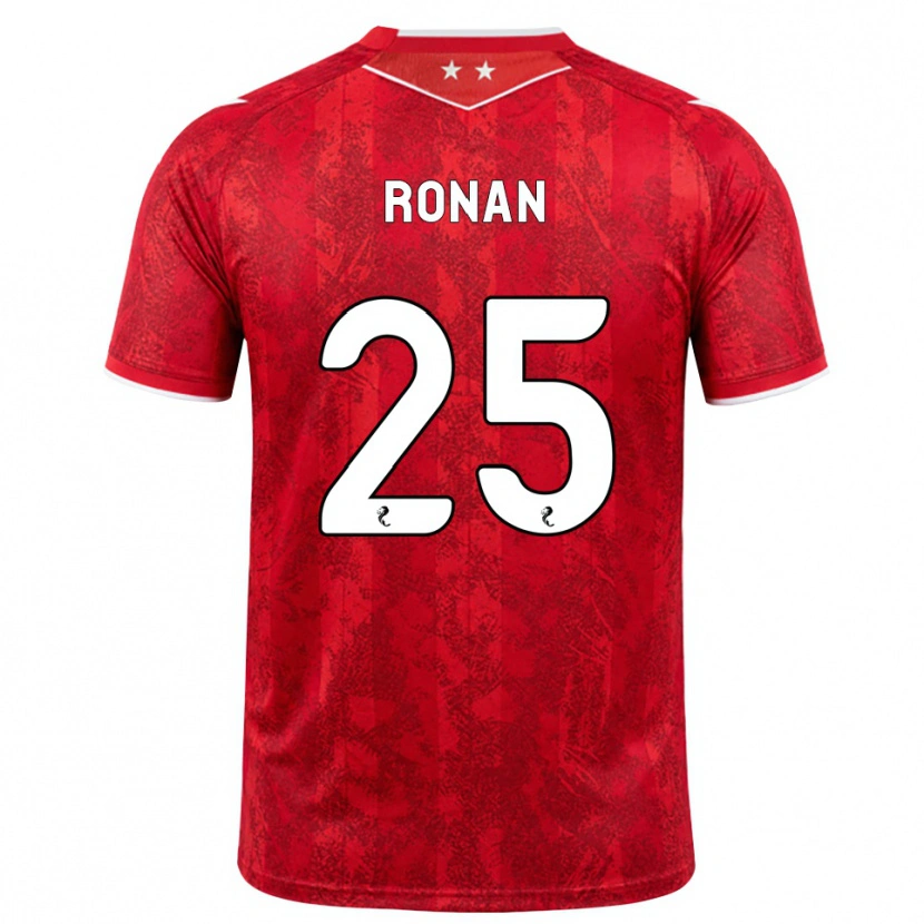 Danxen Enfant Maillot Connor Ronan #25 Rouge Blanc Tenues Domicile 2026/27 T-Shirt