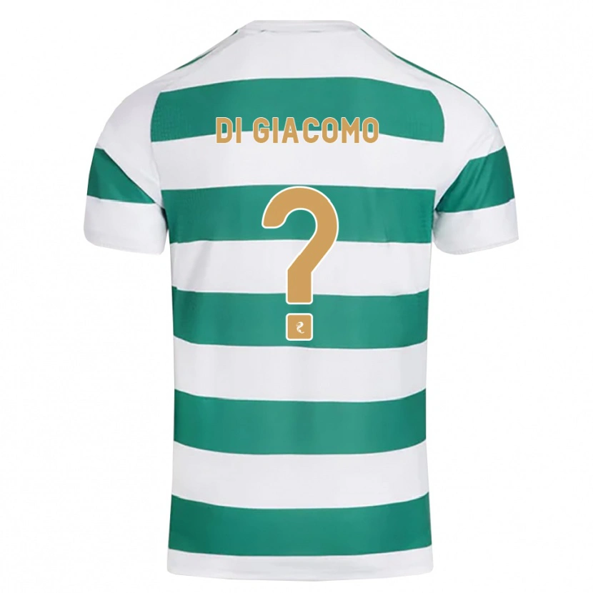 Danxen Enfant Maillot Rocco Di Giacomo #0 Cyan Foncé Blanc Tenues Domicile 2026/27 T-Shirt