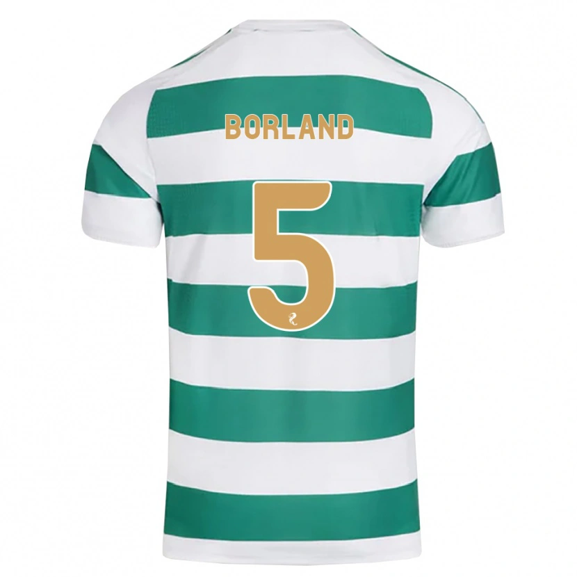Danxen Enfant Maillot Hayden Borland #5 Cyan Foncé Blanc Tenues Domicile 2026/27 T-Shirt