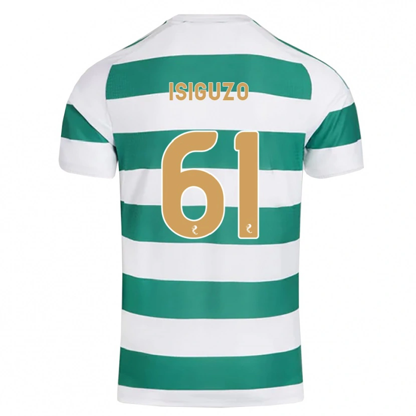 Danxen Enfant Maillot Samuel Isiguzo #61 Cyan Foncé Blanc Tenues Domicile 2026/27 T-Shirt