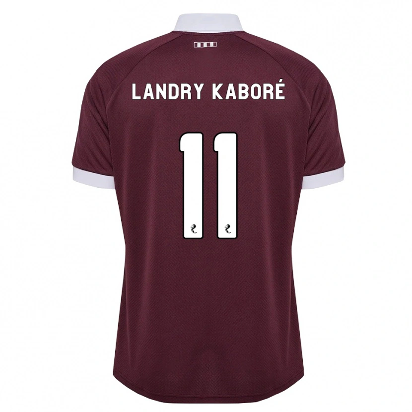 Danxen Enfant Maillot Pierre Landry Kaboré #11 Blanc Bordeaux Tenues Domicile 2026/27 T-Shirt