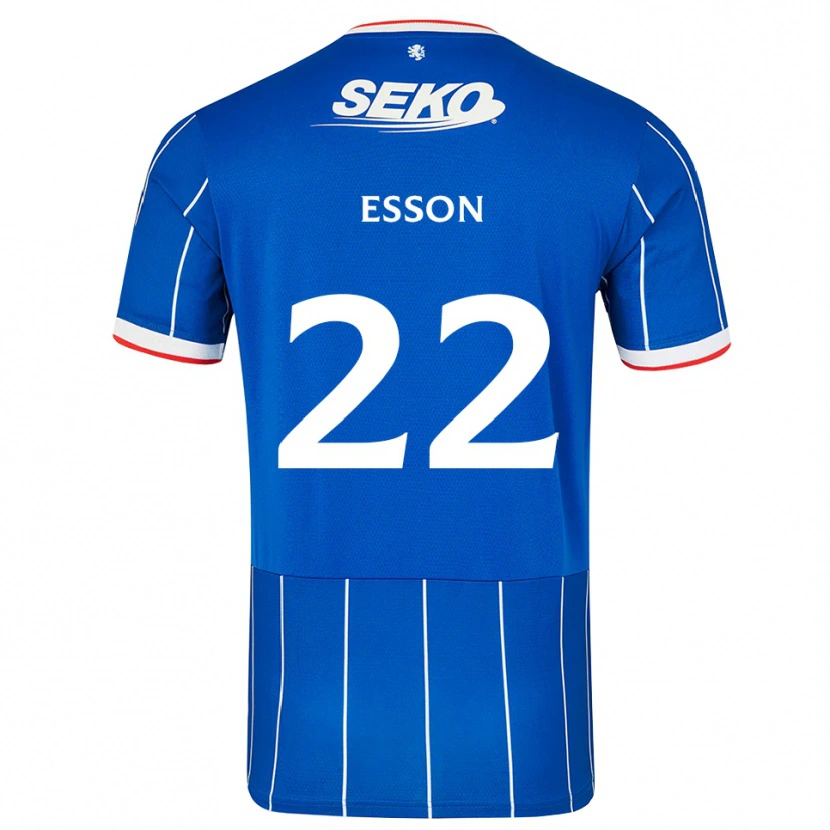 Danxen Enfant Maillot Victoria Esson #22 Rouge Bleu Blanc Tenues Domicile 2026/27 T-Shirt
