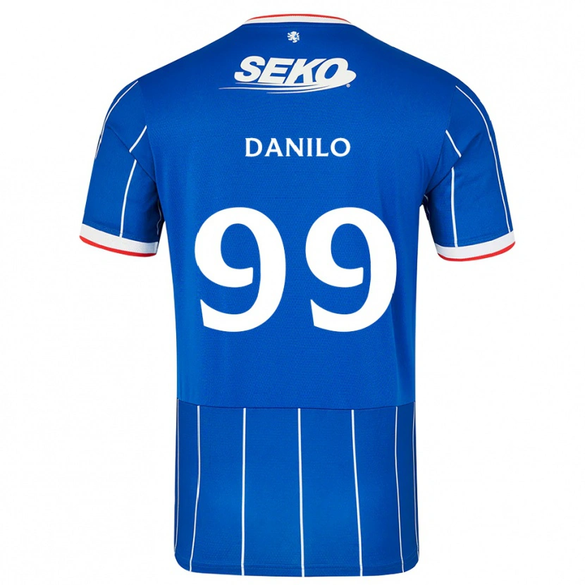 Danxen Enfant Maillot Danilo #99 Rouge Bleu Blanc Tenues Domicile 2026/27 T-Shirt