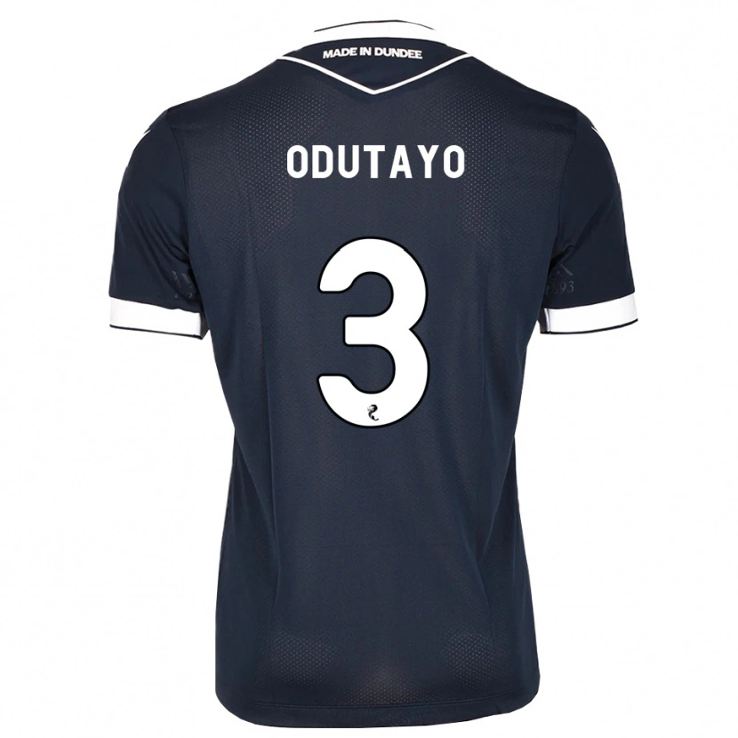 Danxen Enfant Maillot Idris Odutayo #3 Bleu Nuit Blanc Tenues Domicile 2026/27 T-Shirt