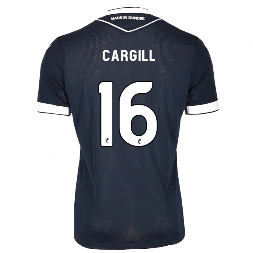 Danxen Enfant Maillot Rory Cargill #16 Bleu Nuit Blanc Tenues Domicile 2026/27 T-Shirt