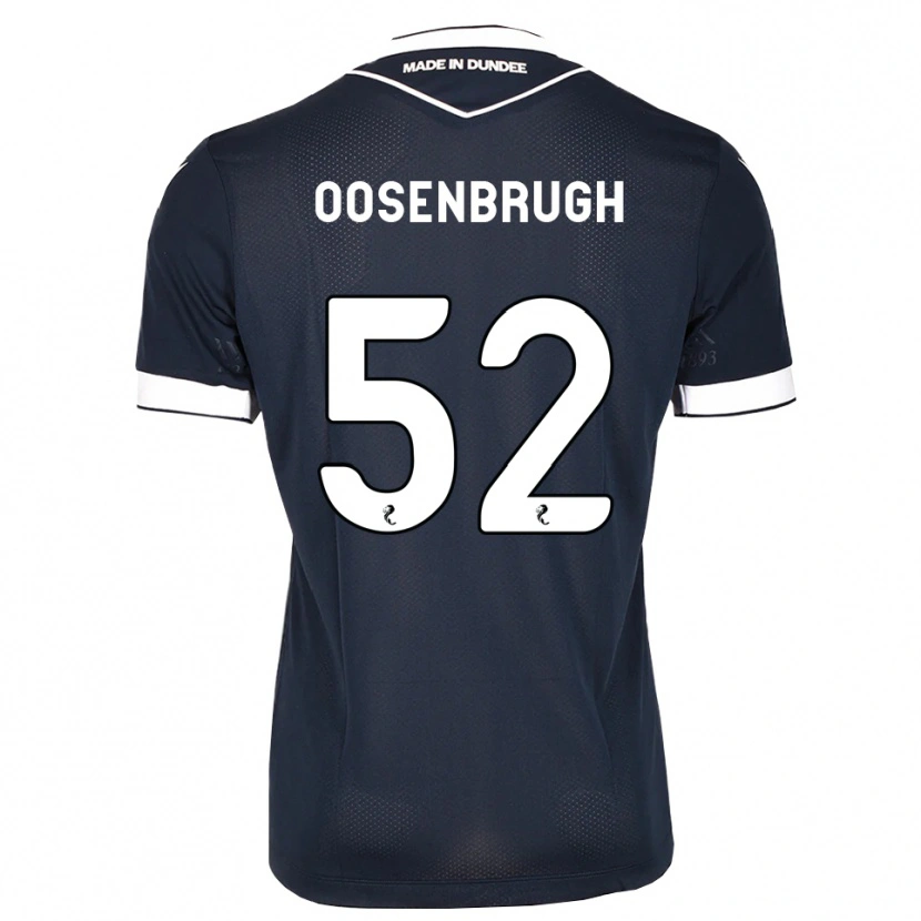 Danxen Enfant Maillot Charley Oosenbrugh #52 Bleu Nuit Blanc Tenues Domicile 2026/27 T-Shirt