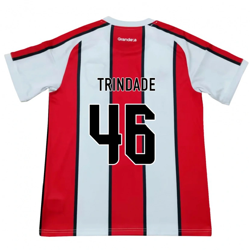 Danxen Enfant Maillot Gonzalo Trindade #46 Blanc Rouge Noir Tenues Extérieur 2026/27 T-Shirt