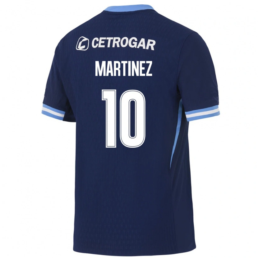 Danxen Enfant Maillot Roger Martinez #10 Bleu Royal Bleu Clair Blanc Tenues Extérieur 2026/27 T-Shirt