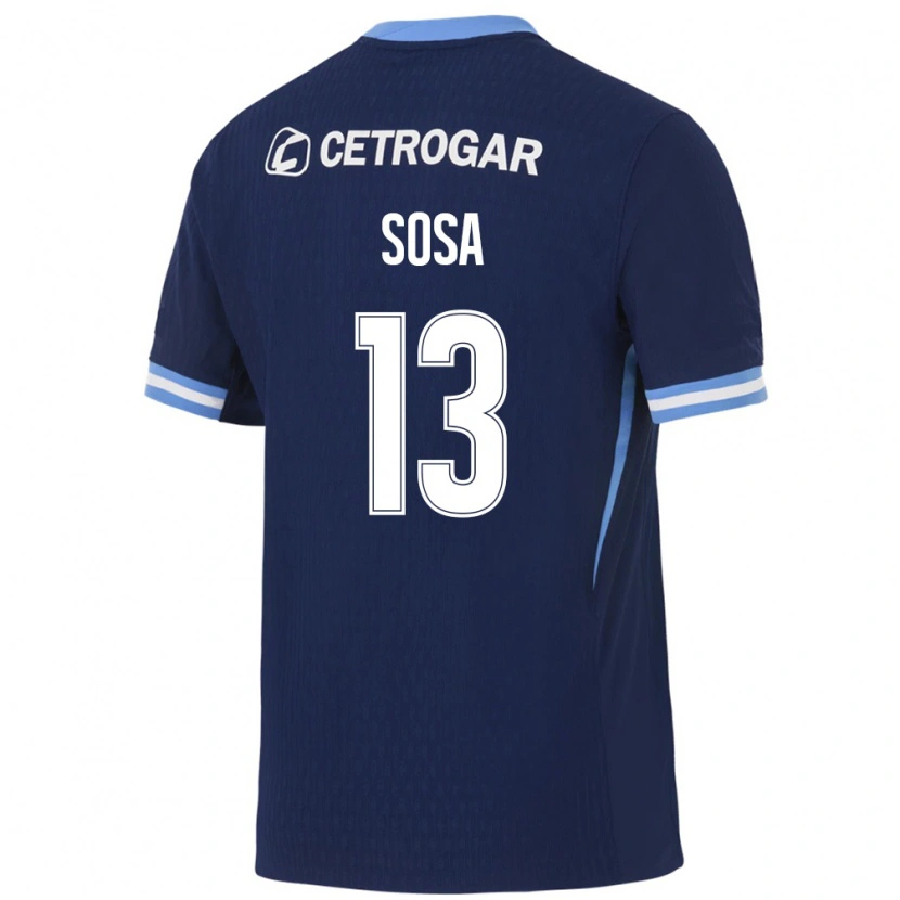 Danxen Enfant Maillot Santiago Sosa #13 Bleu Royal Bleu Clair Blanc Tenues Extérieur 2026/27 T-Shirt