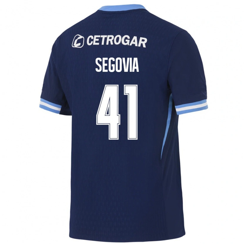 Danxen Enfant Maillot Imanol Segovia #41 Bleu Royal Bleu Clair Blanc Tenues Extérieur 2026/27 T-Shirt