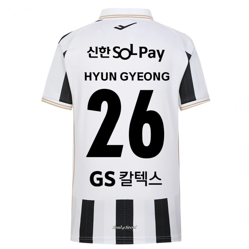 Danxen Enfant Maillot Hyun-Gyeong Jeong #26 Noir Blanc Tenues Extérieur 2026/27 T-Shirt