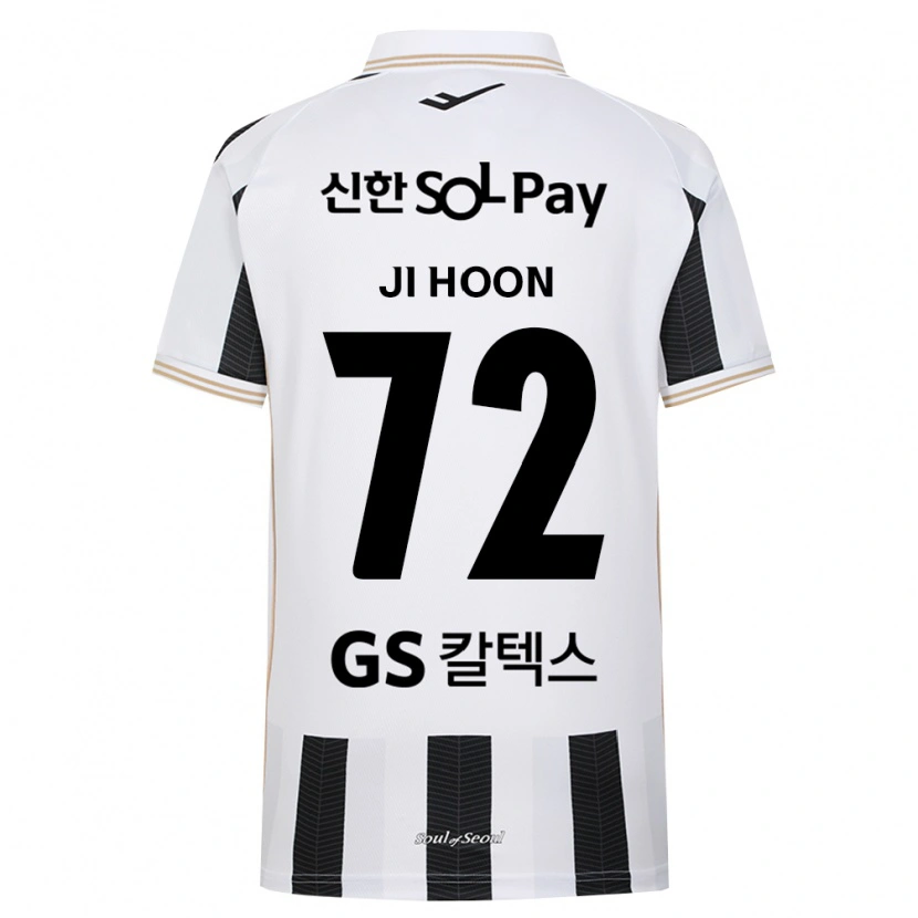 Danxen Enfant Maillot Ji-Hoon Min #72 Noir Blanc Tenues Extérieur 2026/27 T-Shirt