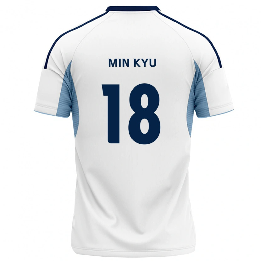 Danxen Enfant Maillot Min-Kyu Joo #18 Bleu Royal Blanc Tenues Extérieur 2026/27 T-Shirt