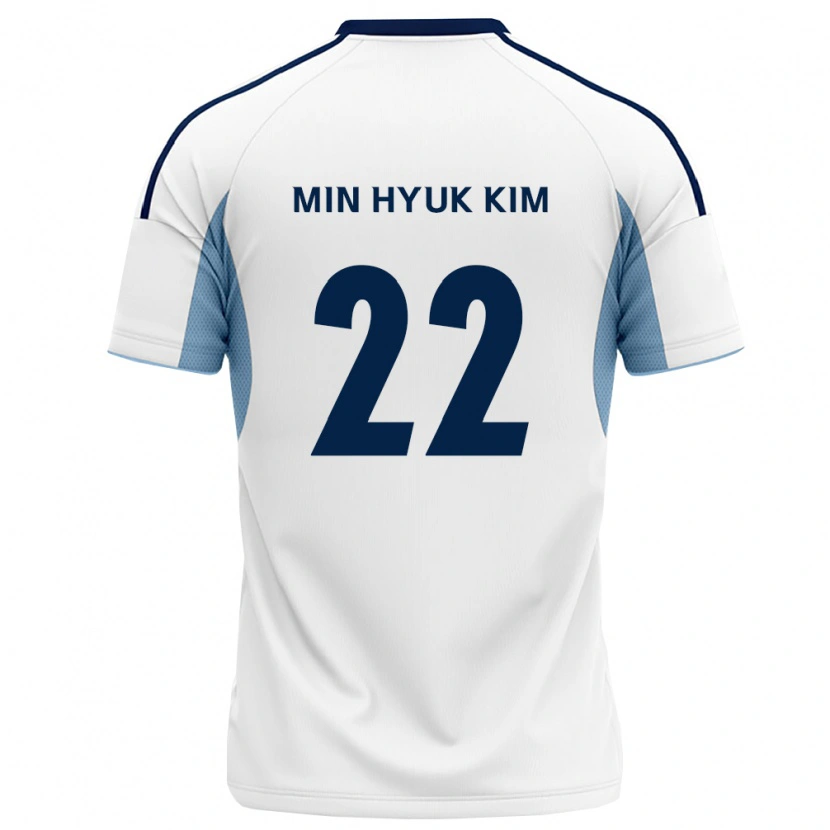 Danxen Enfant Maillot Min-Hyuk Kim #22 Bleu Royal Blanc Tenues Extérieur 2026/27 T-Shirt