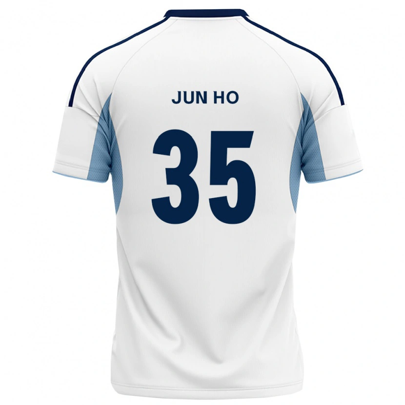 Danxen Enfant Maillot Jun-Ho Kim #35 Bleu Royal Blanc Tenues Extérieur 2026/27 T-Shirt