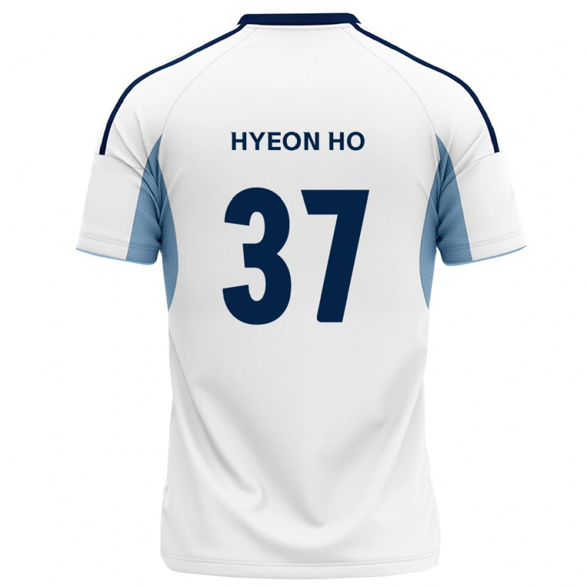Danxen Enfant Maillot Hyeon-Ho Moon #37 Bleu Royal Blanc Tenues Extérieur 2026/27 T-Shirt