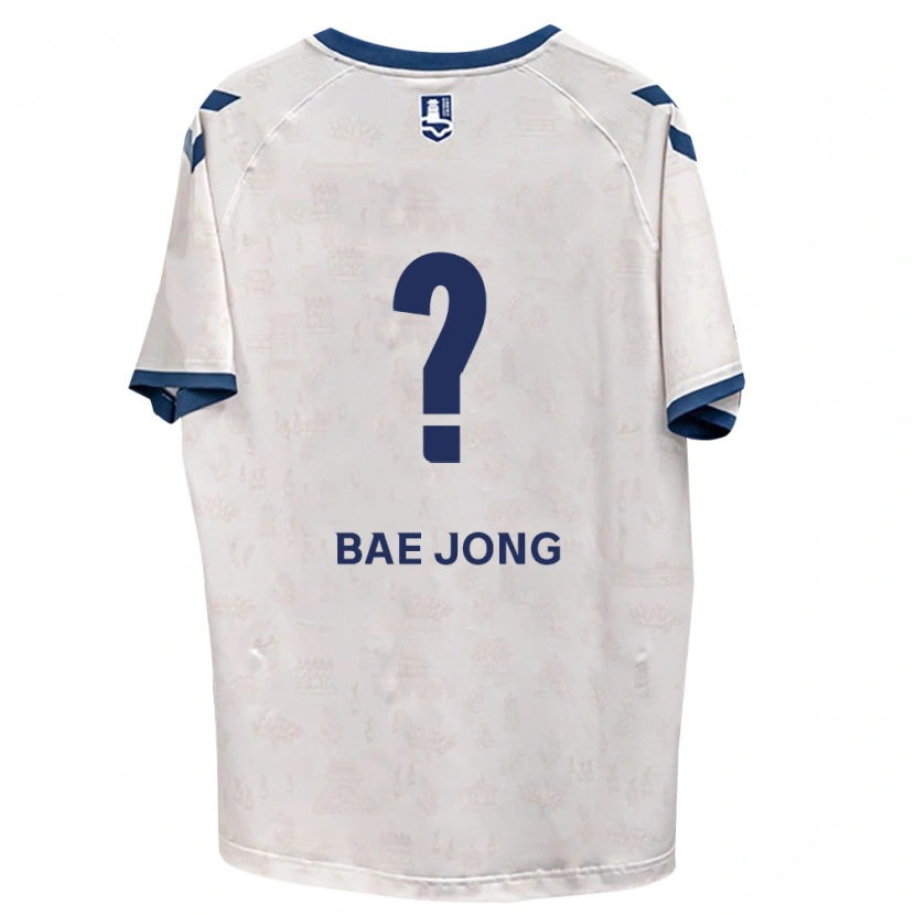 Danxen Enfant Maillot Bae-Jong Park #0 Bleu Royal Blanc Tenues Extérieur 2026/27 T-Shirt