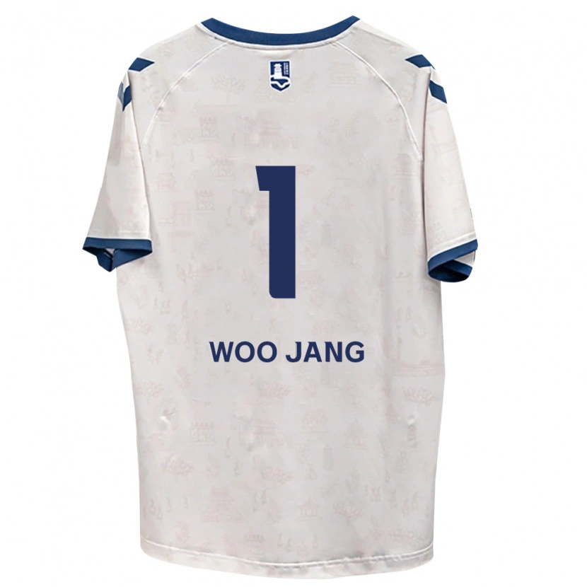Danxen Enfant Maillot Woo-Jang Jo #1 Bleu Royal Blanc Tenues Extérieur 2026/27 T-Shirt