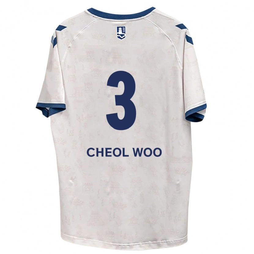 Danxen Enfant Maillot Cheol-Woo Park #3 Bleu Royal Blanc Tenues Extérieur 2026/27 T-Shirt