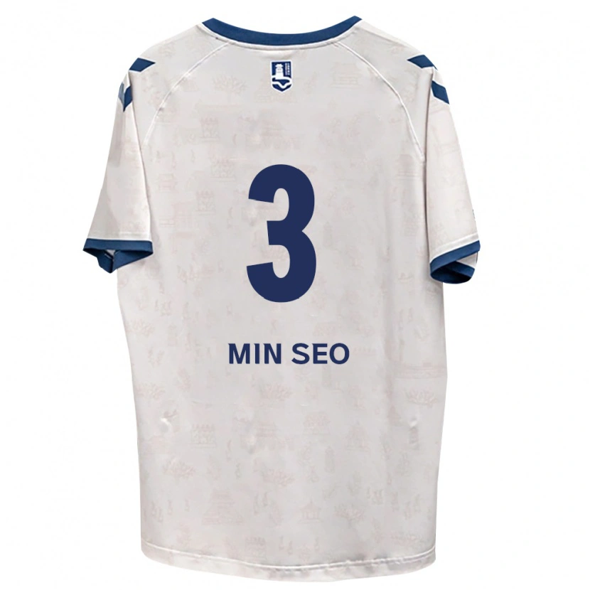 Danxen Enfant Maillot Min-Seo Park #3 Bleu Royal Blanc Tenues Extérieur 2026/27 T-Shirt